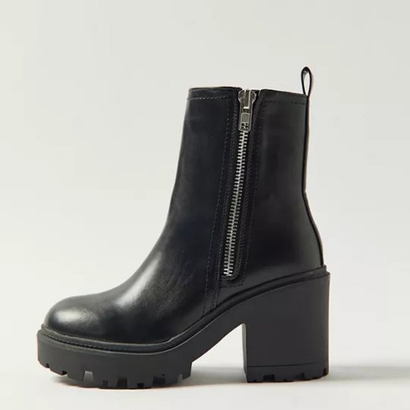 Urban Outfitters Black Zip-Up Boot Size 9 - Picture 12 of 12